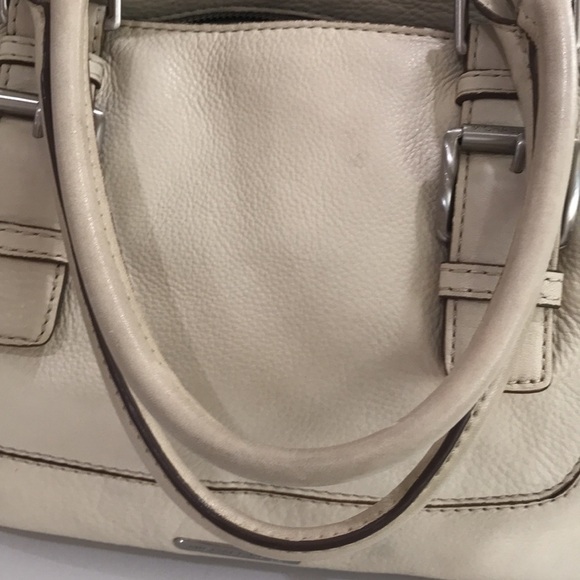 Michael Kors cram leather purse shoulder bah leather ivory - Picture 5 of 9